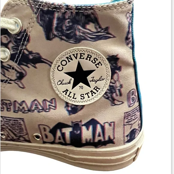 Size 10.5 Converse Chuck 70 High x DC Comics x Chinatown Market 3D Batman - Picture 11 of 11